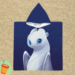 Pončo ručník pro děti - Light Fury