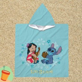 Dětské pončo osuška - Lilo And Stitch