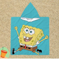 Dětská osuška pončo - Sponge Bob Animation
