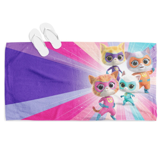 Plážový ručník 3D - Superkitties