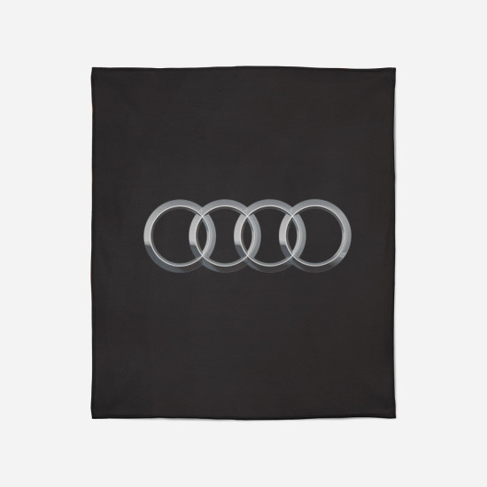 Luxusní deka - Audi Logo Black