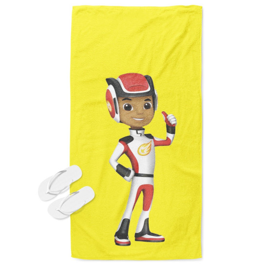 Plážová osuška 3D - Blaze boy
