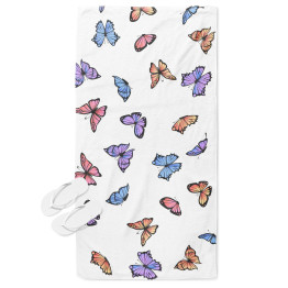 Plážový ručník 3D - Butterflies