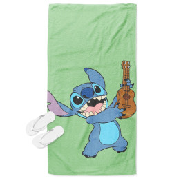 Osuška plážová 3D - Stitch Guitar