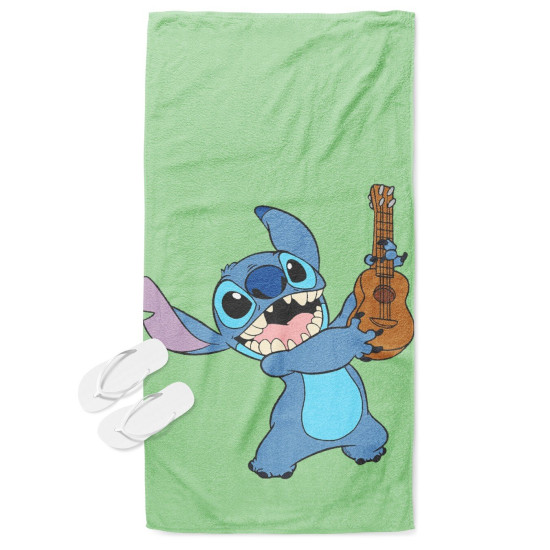 Osuška plážová 3D - Stitch Guitar