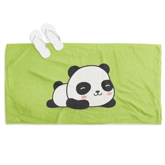 Plážová osuška 3D - Sweet Panda