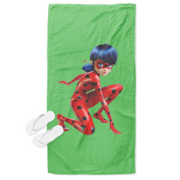 Osuška plážová 3D - Ladybug Sitting