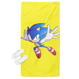 Osuška na pláž 3D - Running Sonic