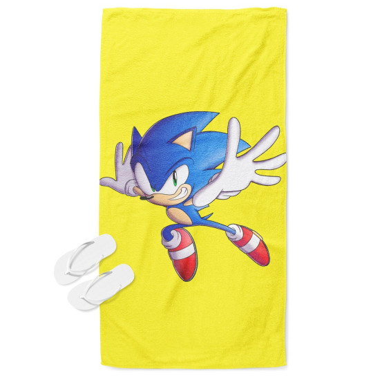 Osuška na pláž 3D - Running Sonic