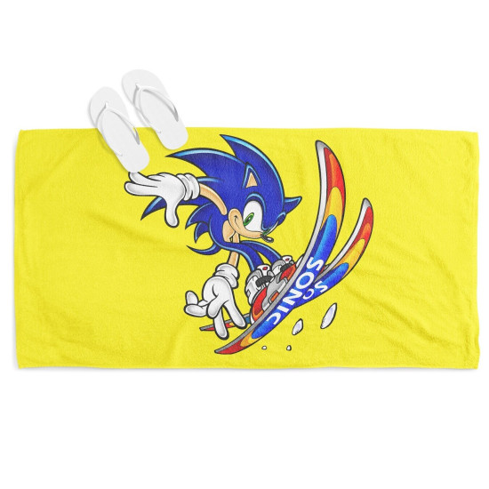Osuška na pláž 3D - Sonic Skiing