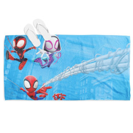 Plážový ručník 3D - Spidey in air
