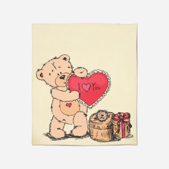 Hebká deka - Bear In Love