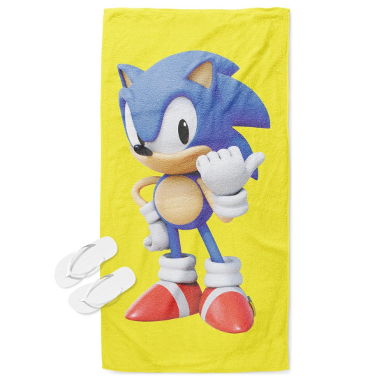 Plážová osuška - Sonic