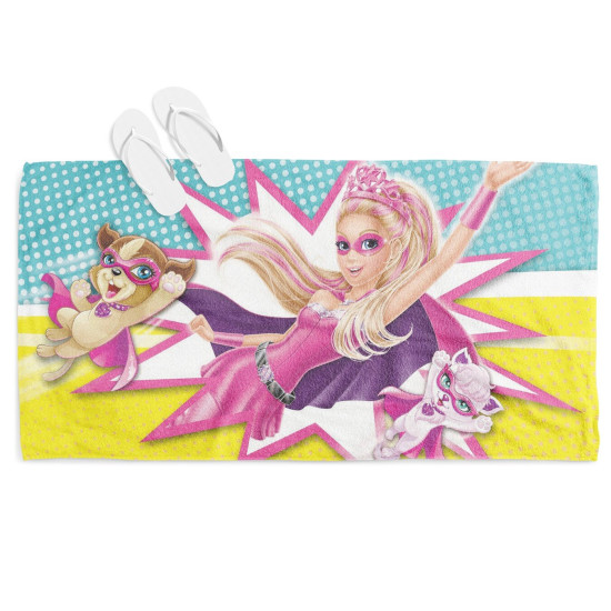 Osuška na pláž - Barbie