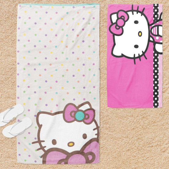 Plážová osuška - Hello Kitty