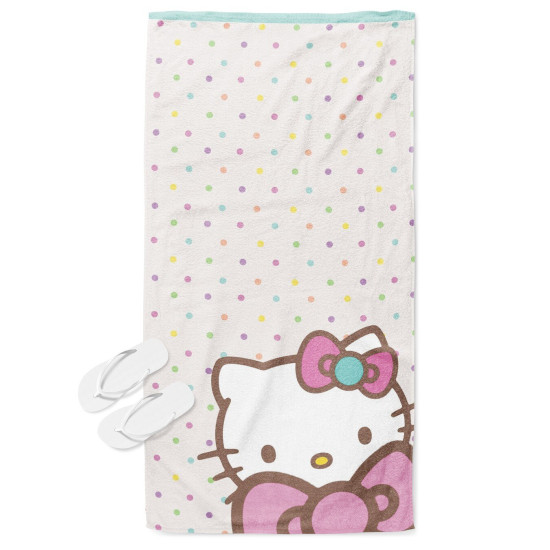 Plážová osuška - Hello Kitty