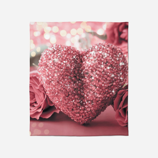 Fleecová deka - Shining Heart