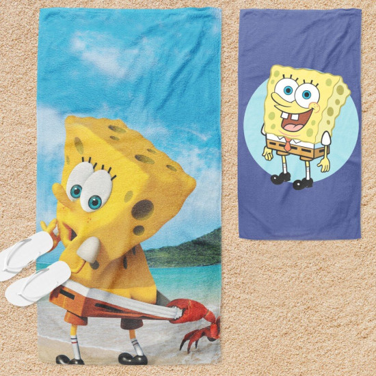 Osuška na pláž - Sponge Bob