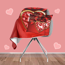 Dárková sada deka + 2 polštáře - Valentine Day