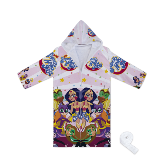 Froté župan - Super Hero Girls