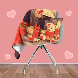 Dárková sada deka + 2 polštáře - Surprise For Valentine Day