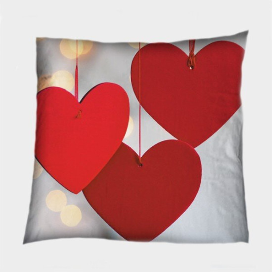 Sada deka a polštáře - Hanging Hearts