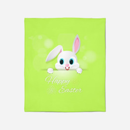 Velikonoční deka na postel - Happy Easter