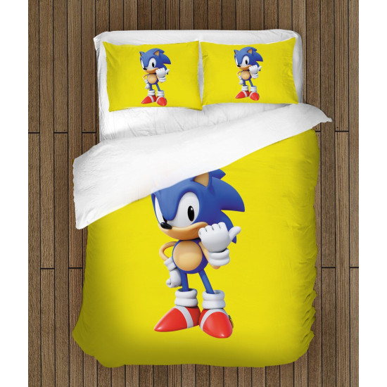 ДА НЕ СЕ ПУСКА ИЛИ ПРЕВЕЖДА Памучно спално бельо Соник - Sonic - 100% Памук
