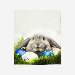 Hebká Velikonoční deka - Easter Bunny