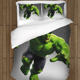 ДА НЕ СЕ ПУСКА ИЛИ ПРЕВЕЖДА Памучно спално бельo Хълк - Hulk - 100% Памук