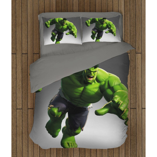 ДА НЕ СЕ ПУСКА ИЛИ ПРЕВЕЖДА Памучно спално бельo Хълк - Hulk - 100% Памук