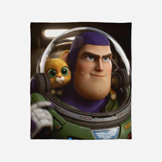 Dětská deka na postel 3D - Lightyear