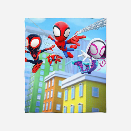 Fleecová deka pro deti - Spidey and friends