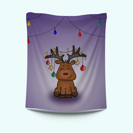 Vánoční deka - Baby deer