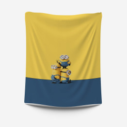 Fleecová dětská deka 3D - Minions Cartoon