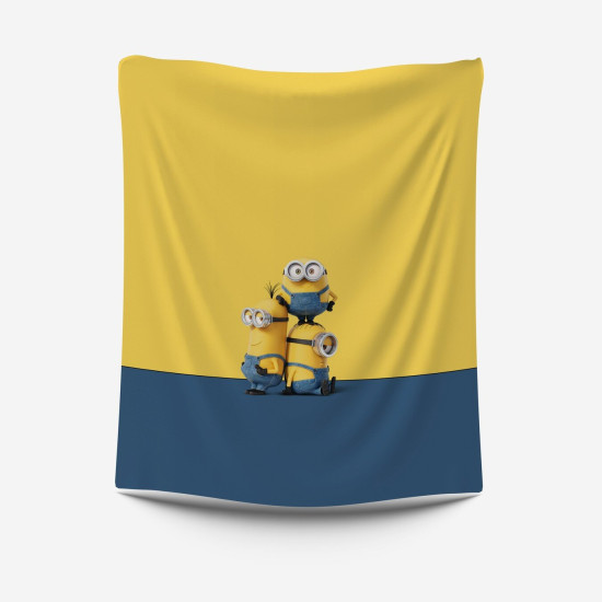 Fleecová dětská deka 3D - Minions Cartoon