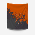 Teplá deka - Orange Grey Art