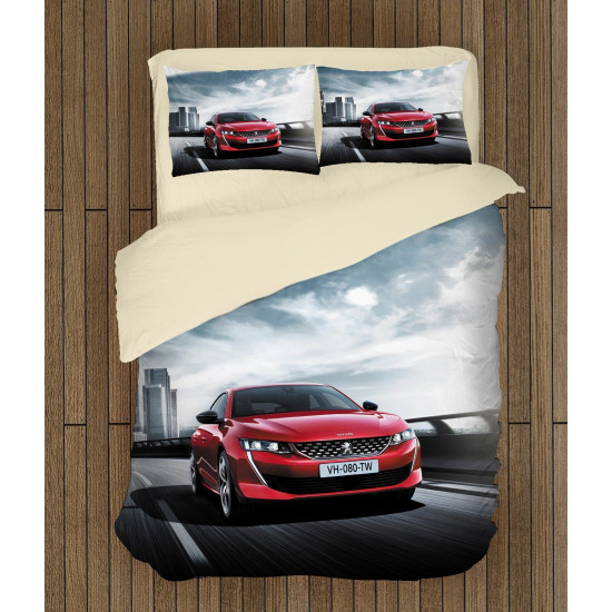 Luxusní povlečení - Peugeot Red