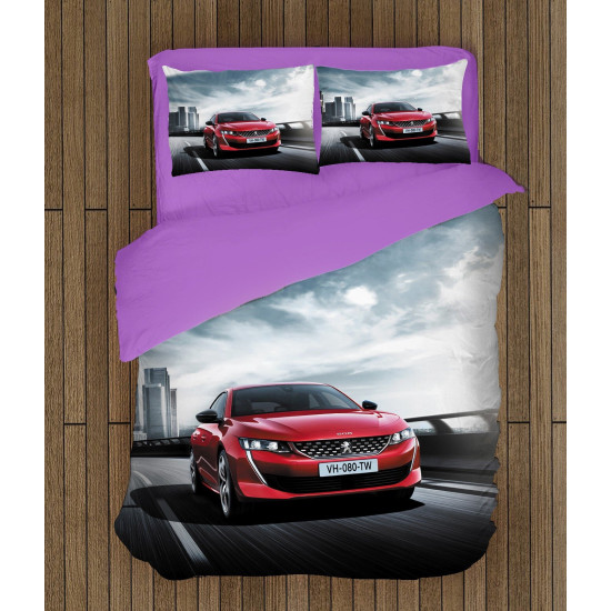 Luxusní povlečení - Peugeot Red