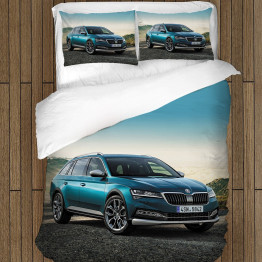 Moderní povlečení auto - Skoda
