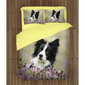 Lůžkoviny - Collie and Flowers