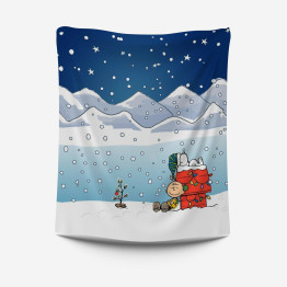 Teplá deka - Snoopy Christmas