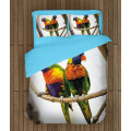 Krásné povlečení - Colorful Parrots