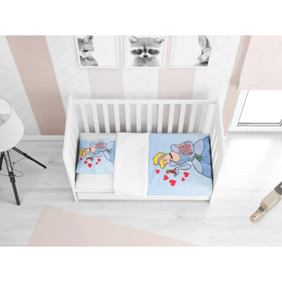 Povlečení pro miminka - Cinderella Blue