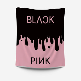 Fleecová deka 3D - Black Pink