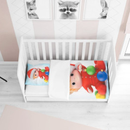 Dětské povlečení do postýlky - Christmas Baby