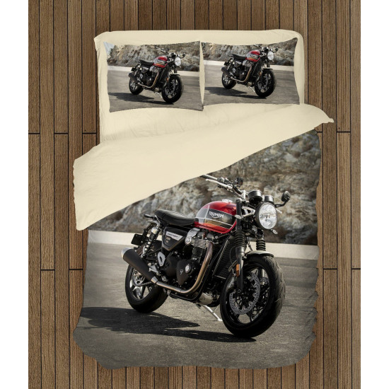 Povlečení s motorkou - Triumph