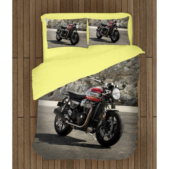 Povlečení s motorkou - Triumph
