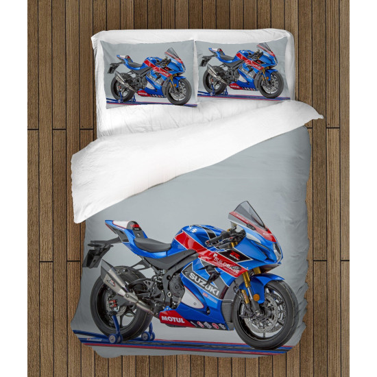 Povlečení s motorkou - Suzuki