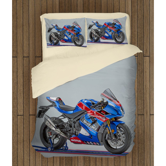Povlečení s motorkou - Suzuki